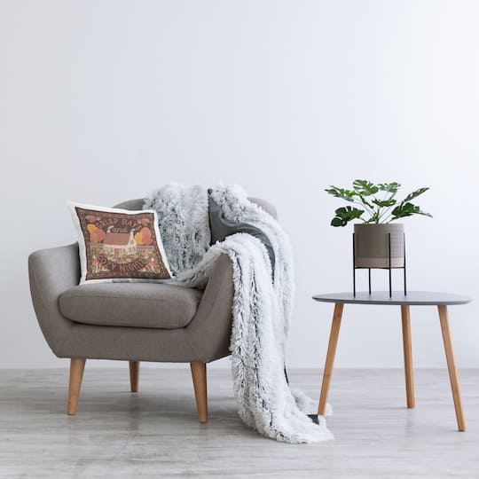 Stupell Industries Crisp Days Fall Phrase Decorative Printed Throw Pillow